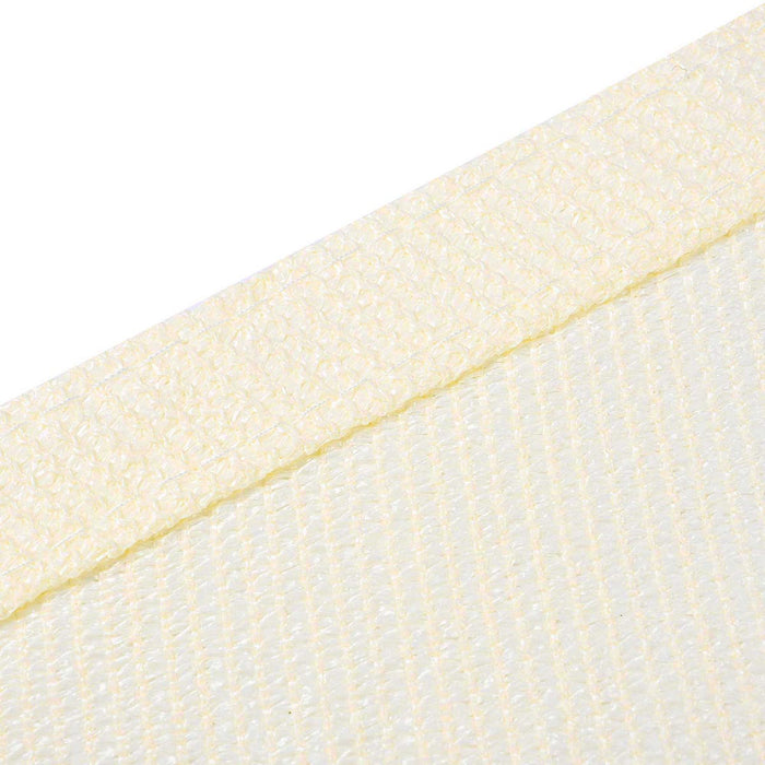 Yescom Patio Triangle Sun Sail Shade Canopy 7ft Off White