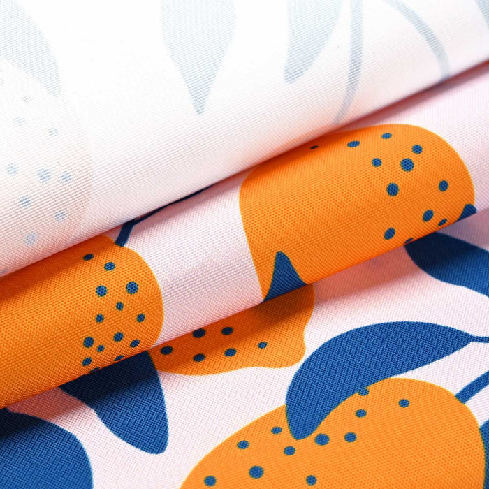 LAGarden Rectangle Tablecloth with Lemon Orange Seagull Print 43"x57"