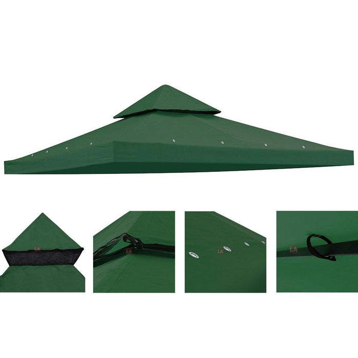 Yescom 10' x 10' Gazebo Replacement Canopy 2-Tier