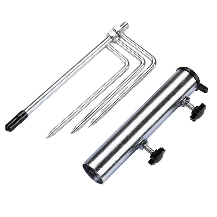 Yescom Galvanized Steel Beach Umbrella Anchor for Poles D1 7/16"