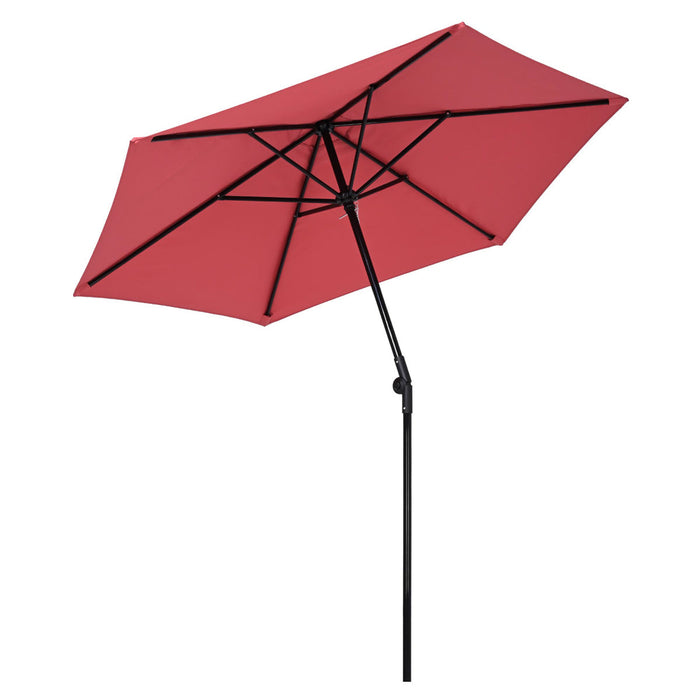 Yescom 7.5ft Patio Umbrella Crank and Tilt 6-Rib