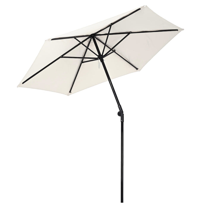 Yescom 7.5ft Patio Umbrella Crank and Tilt 6-Rib