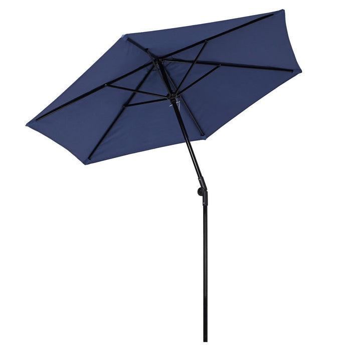 Yescom 7.5ft Patio Umbrella Crank and Tilt 6-Rib