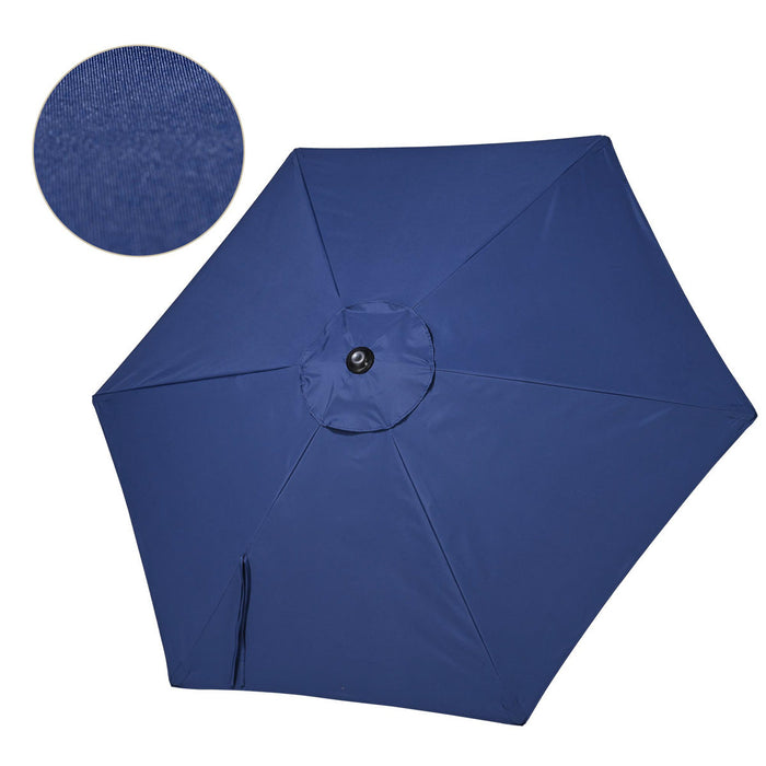 Yescom 7.5ft Patio Umbrella Crank and Tilt 6-Rib