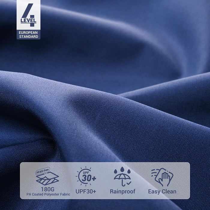 Yescom 7.5ft Patio Umbrella Crank and Tilt 6-Rib