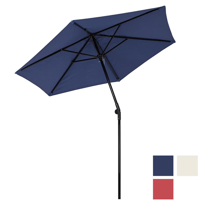 Yescom 7.5ft Patio Umbrella Crank and Tilt 6-Rib