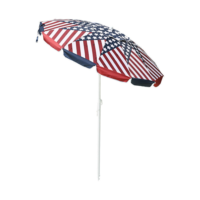 Yescom Beach Umbrella Tilt 7 ft 12-rib w/ Anchor