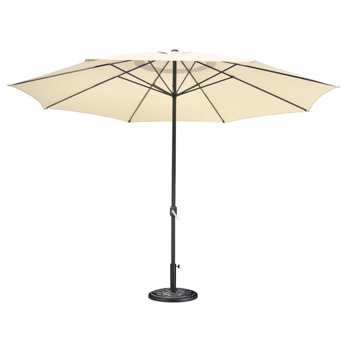 Yescom 13ft 8-Rib Outdoor Patio Umbrella with Base