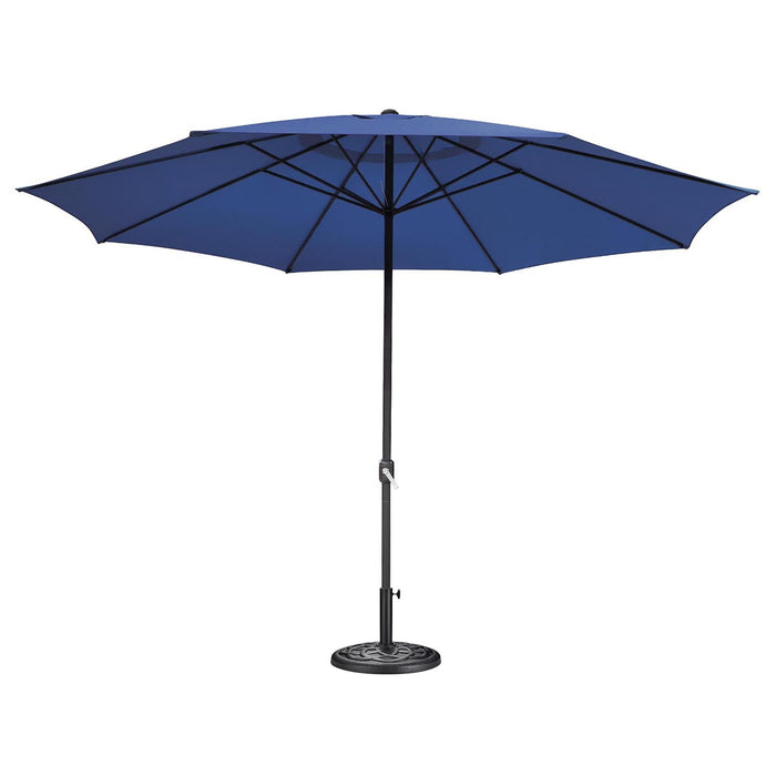 Yescom 13ft 8-Rib Outdoor Patio Umbrella with Base