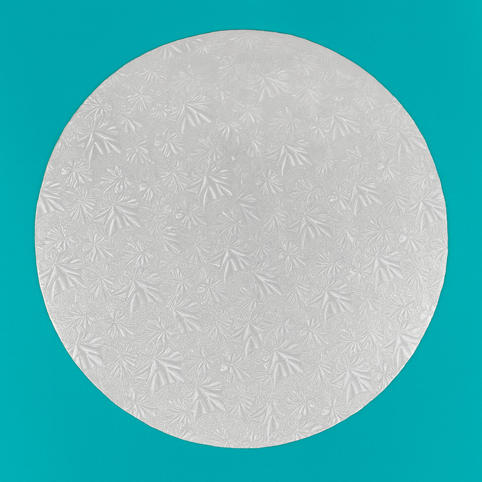 Cake Drum - 16" Rd Silver - 12ct