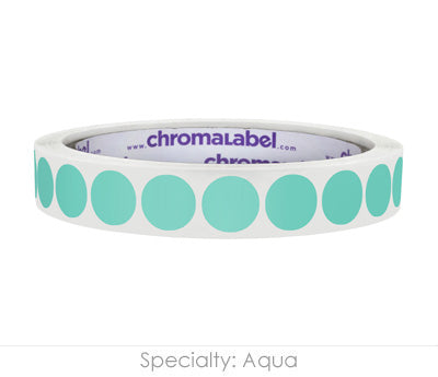 1/2" Permanent Round, Color-Code Dot Stickers: 1,000/Roll