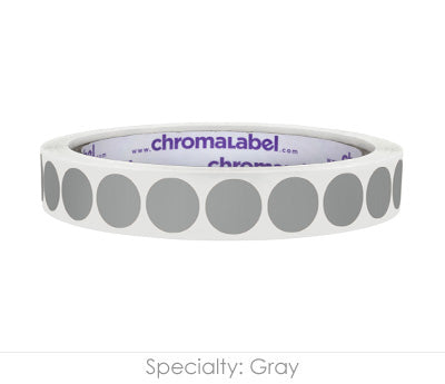 1/2" Permanent Round, Color-Code Dot Stickers: 1,000/Roll