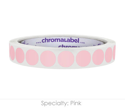 1/2" Permanent Round, Color-Code Dot Stickers: 1,000/Roll