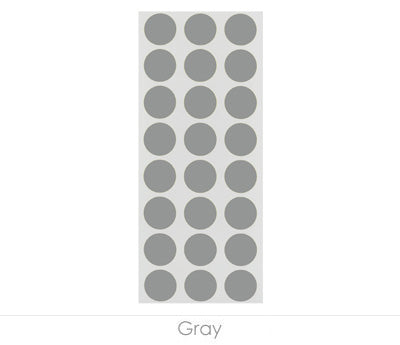 1/2" Removable Round, Color-Code Dots: 1,200/Pack