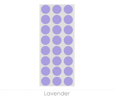 1/2" Removable Round, Color-Code Dots: 1,200/Pack