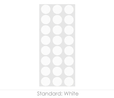 1/2" Permanent Round, Color-Code Dots: 1,200/Pack