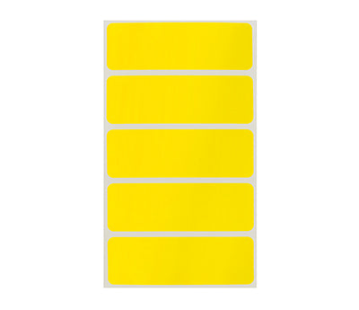 1" x 3" Rectangular Inventory Label Kit (Primary): 150/Pack