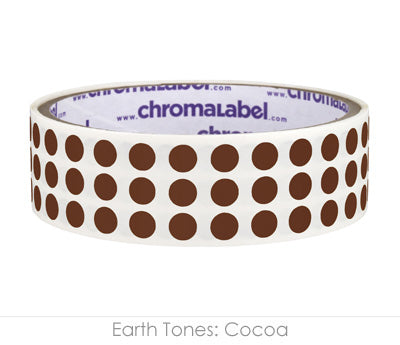 1/4" Permanent Round, Color-Code Dot Stickers: 1,000/Roll