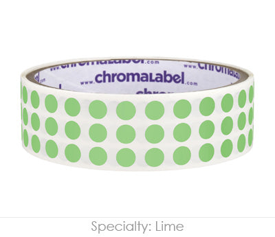 1/4" Permanent Round, Color-Code Dot Stickers: 1,000/Roll