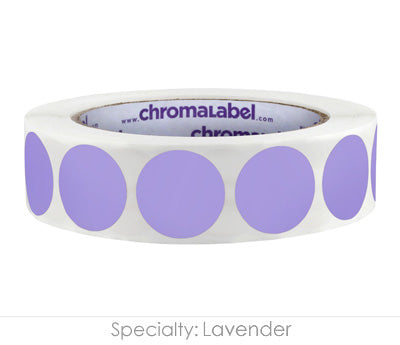 1" Permanent Round, Color-Code Dots: 1,000/Roll