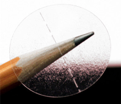 1" Crystal Clear Wafer Seals: 1,000/Roll - Pef. & Non-Perf.