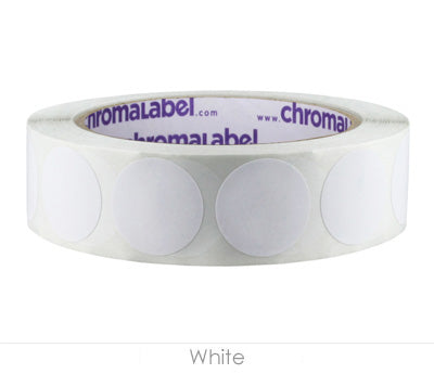 1" Removable Round, Color-Code Dots: 1,000/Roll
