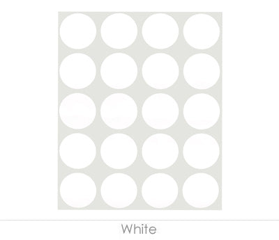 1" Removable Round Color-Code Dots: 1,000/Pack
