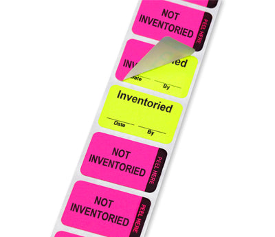 Removable Double-Layer Action™ Quality Control Labels - 1" x 1-1/2"