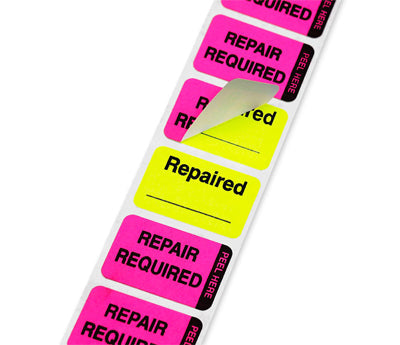 Removable Double-Layer Action™ Quality Control Labels - 1" x 1-1/2"