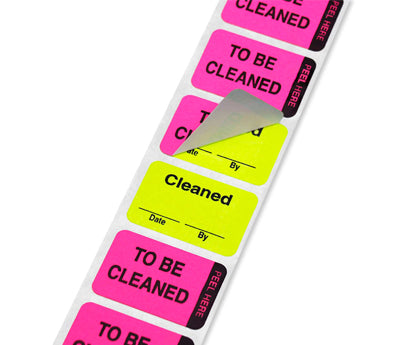 Removable Double-Layer Action™ Quality Control Labels - 1" x 1-1/2"
