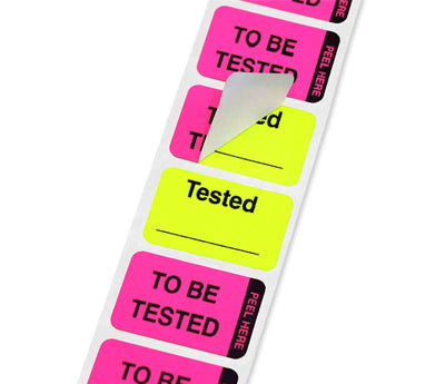 Removable Double-Layer Action™ Quality Control Labels - 1" x 1-1/2"