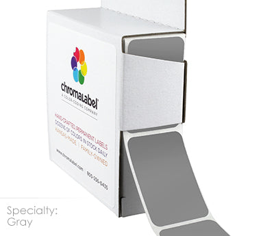 1" x 1-1/2" Color-Code Rectangular Inventory Labels: 250/Box