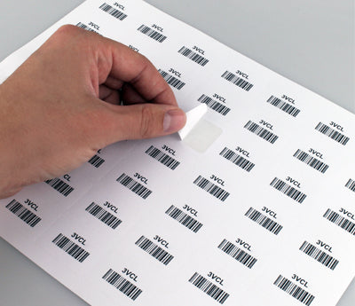 Printable Barcode Labels - 1" x 1-1/2"