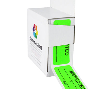 Quality Control Labels - 1" x 2-1/4" - 200/Box