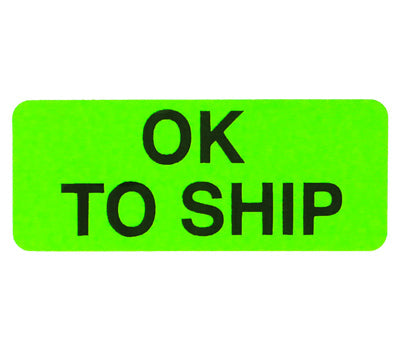 Quality Control Labels - 1" x 2-1/4" - 200/Box