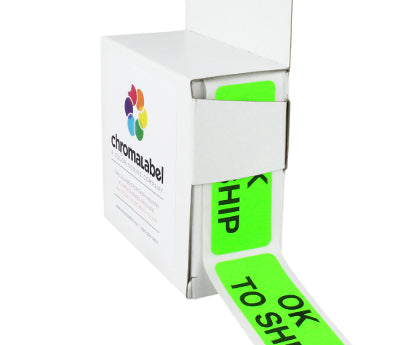 Quality Control Labels - 1" x 2-1/4" - 200/Box