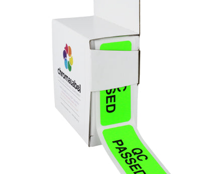 Quality Control Labels - 1" x 2-1/4" - 200/Box