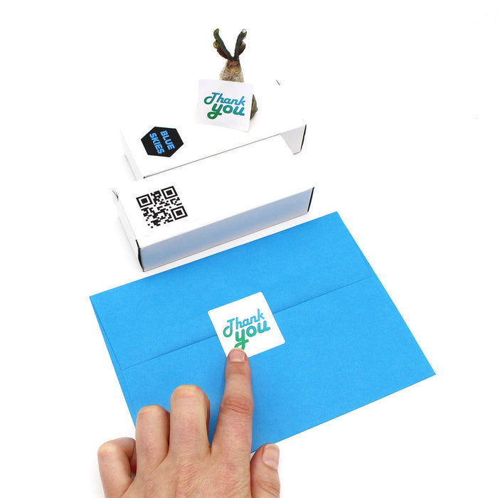 Square Laser Labels - 1-1/2" x 1-1/2": 750/Pack, 25 Sheets