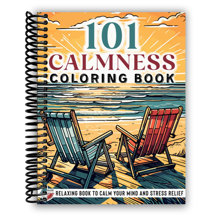 101 CALMNESS: Adult Coloring Book (Spiral Bound)