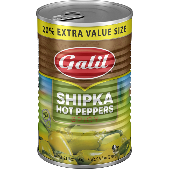 Green Hot Peppers | Shipka | 23 oz | Galil