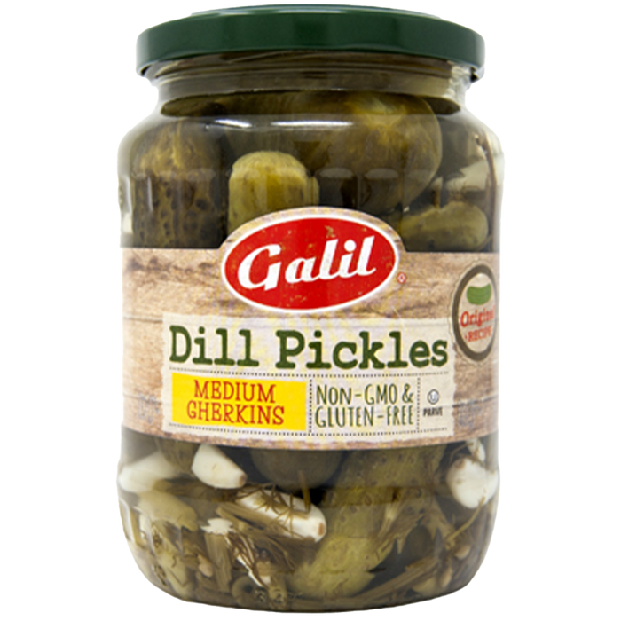 Dill Pickles | Medium Gherkins | 24 oz | Galil