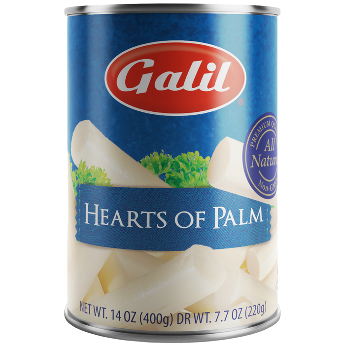 Hearts Of Palm | Whole | Non-GMO | 14 oz | Galil