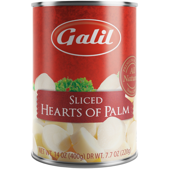 Hearts Of Palm | Sliced | Non-GMO | 14 oz | Galil