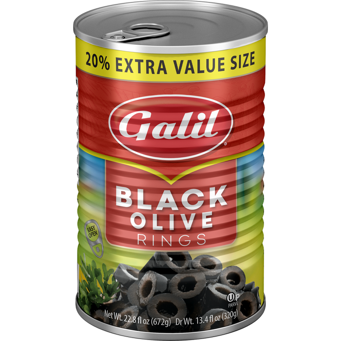 Black Olives | Rings | 23 oz | Galil