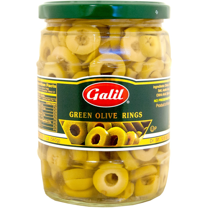 Green Olives | Rings | Jar | 19.7 oz | Galil