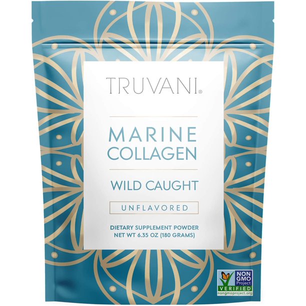 Truvani Marine Collagen Powder Unflavored 6.35oz