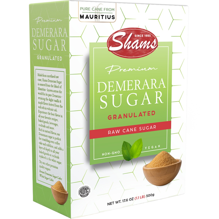 Demerara Brown Sugar | Granulated | Box | 17.6 oz | Shams