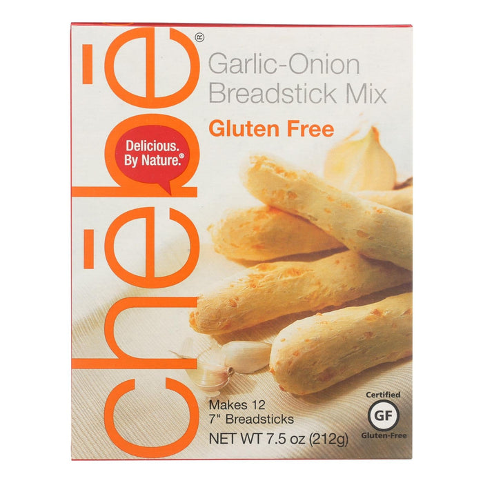 Chebe Bread Products Bread Stick With Garlic and Onion - 8 Pack of 7.5 oz