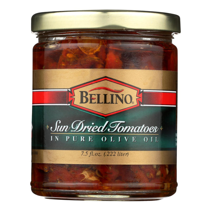 Bellino Sun-Dried Tomatoes in Pure Olive Oil - Case of 12 - 7.5 oz.