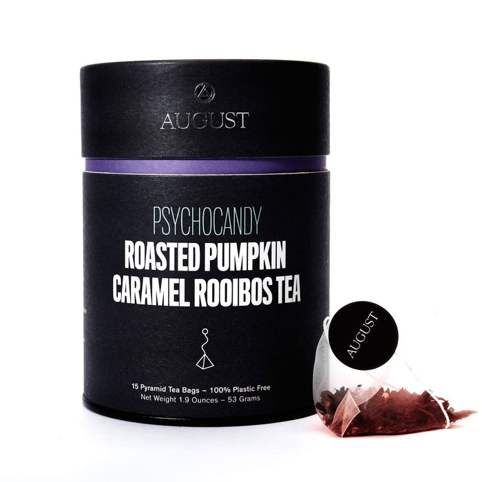 Psychocandy - Roasted Pumpkin Caramel Rooibos Tea (Caffeine Free) (15 Tea Bags)